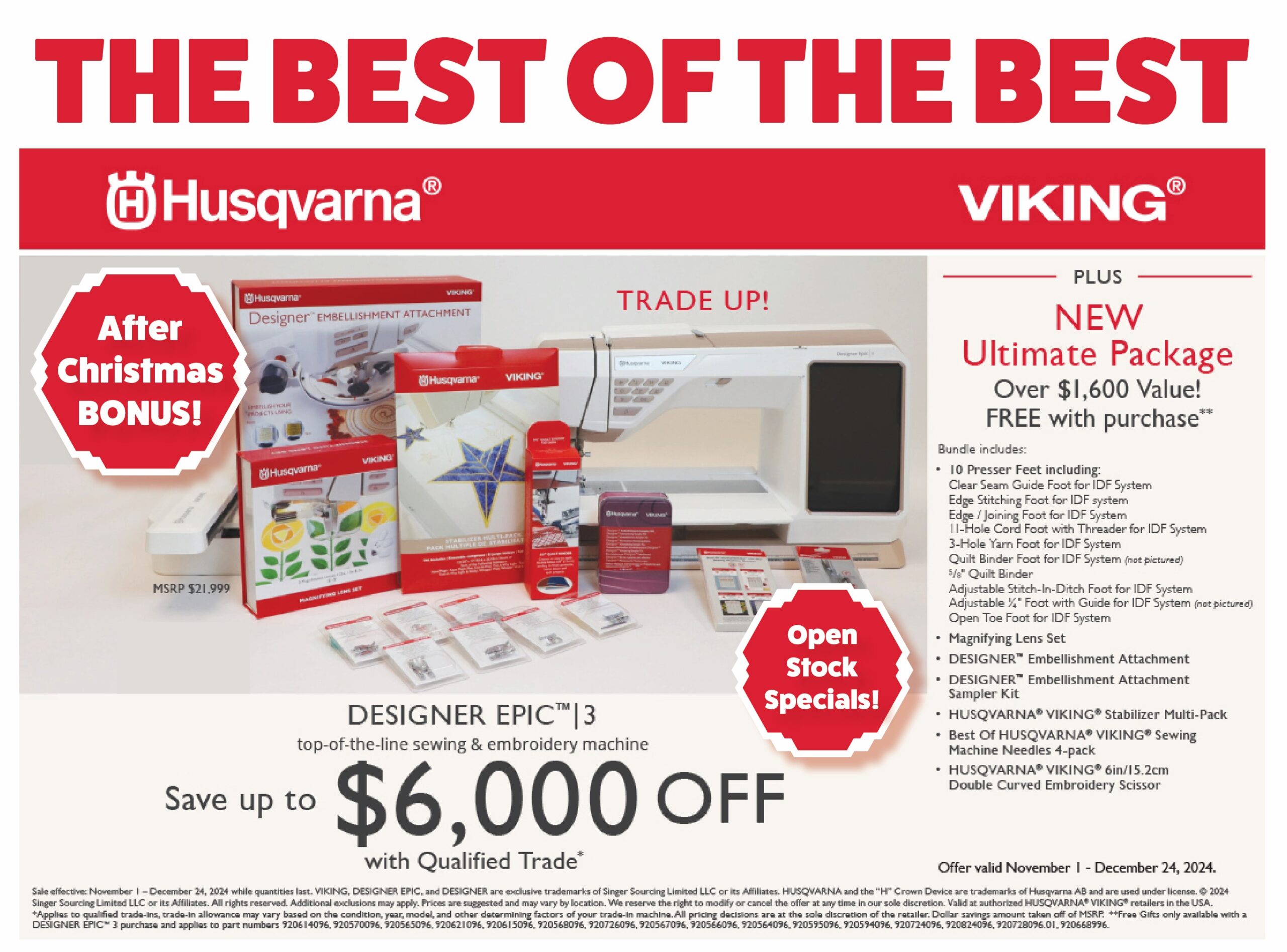 Husqvarna Viking | Mid-Michigan Area | Country Stitches